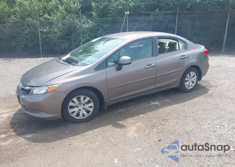 2012 Honda Civic Lx from USA, damaged, VIN JHMFB2F57CS003231